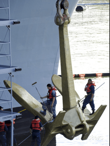anchor navy aircraft carrier nimitz